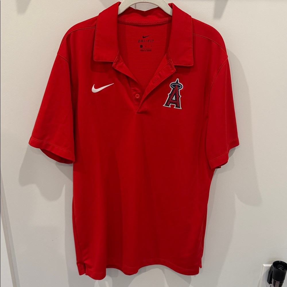 Nike Red Dri-FIT Men's Polo Shirt